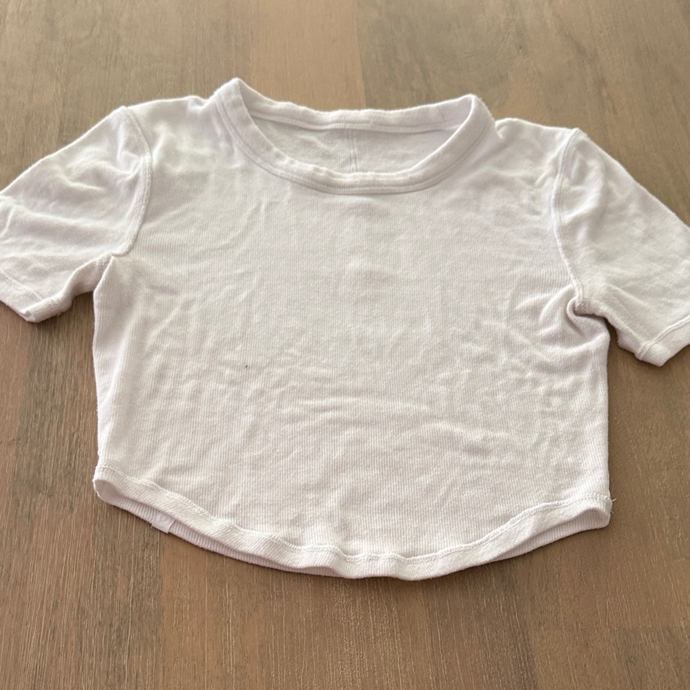 Lululemon cotton hold crop top